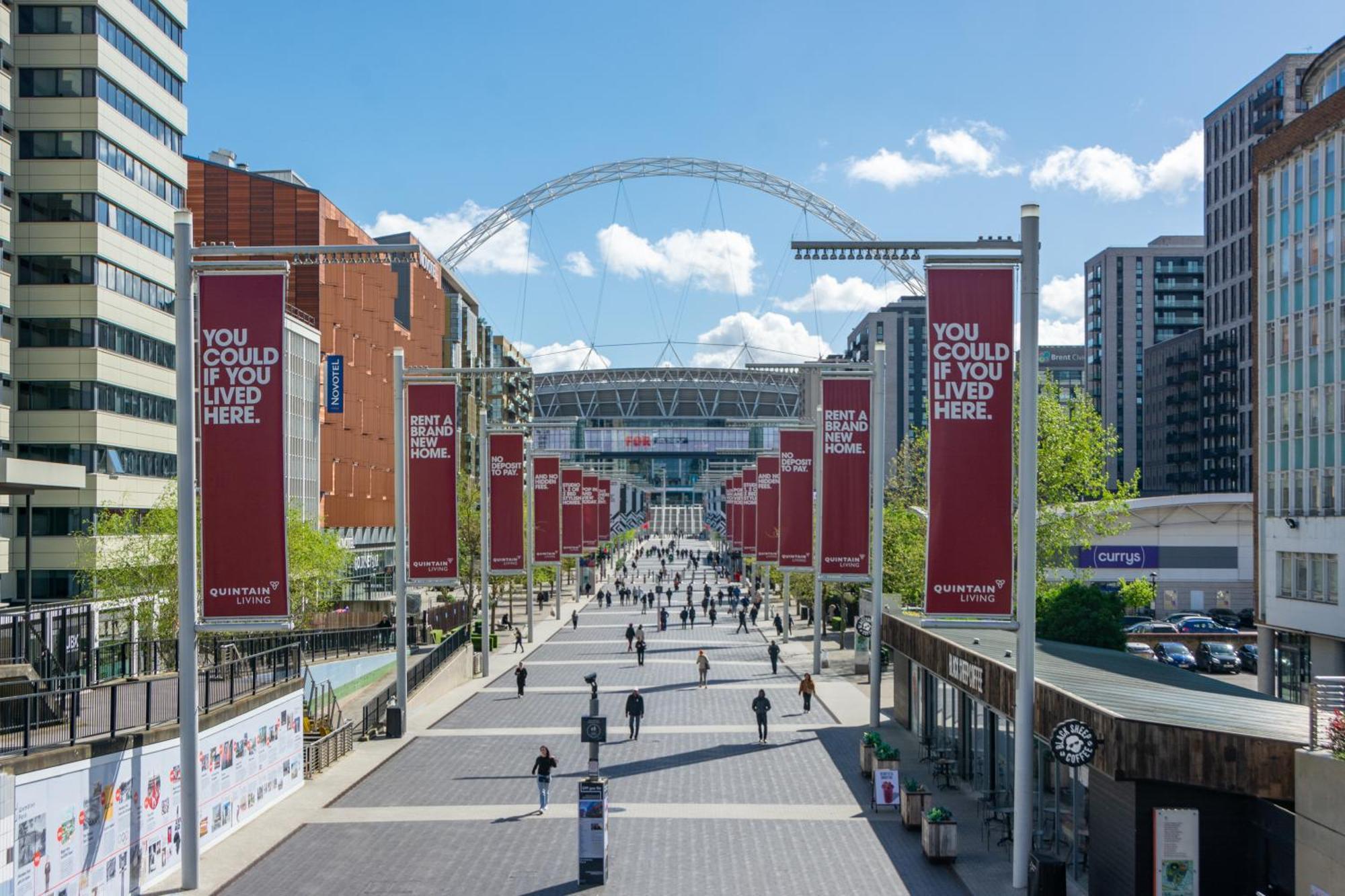 Mysquare State-Of-The-Art 1 Bedroom Apartments Near Wembley Park Londra Dış mekan fotoğraf