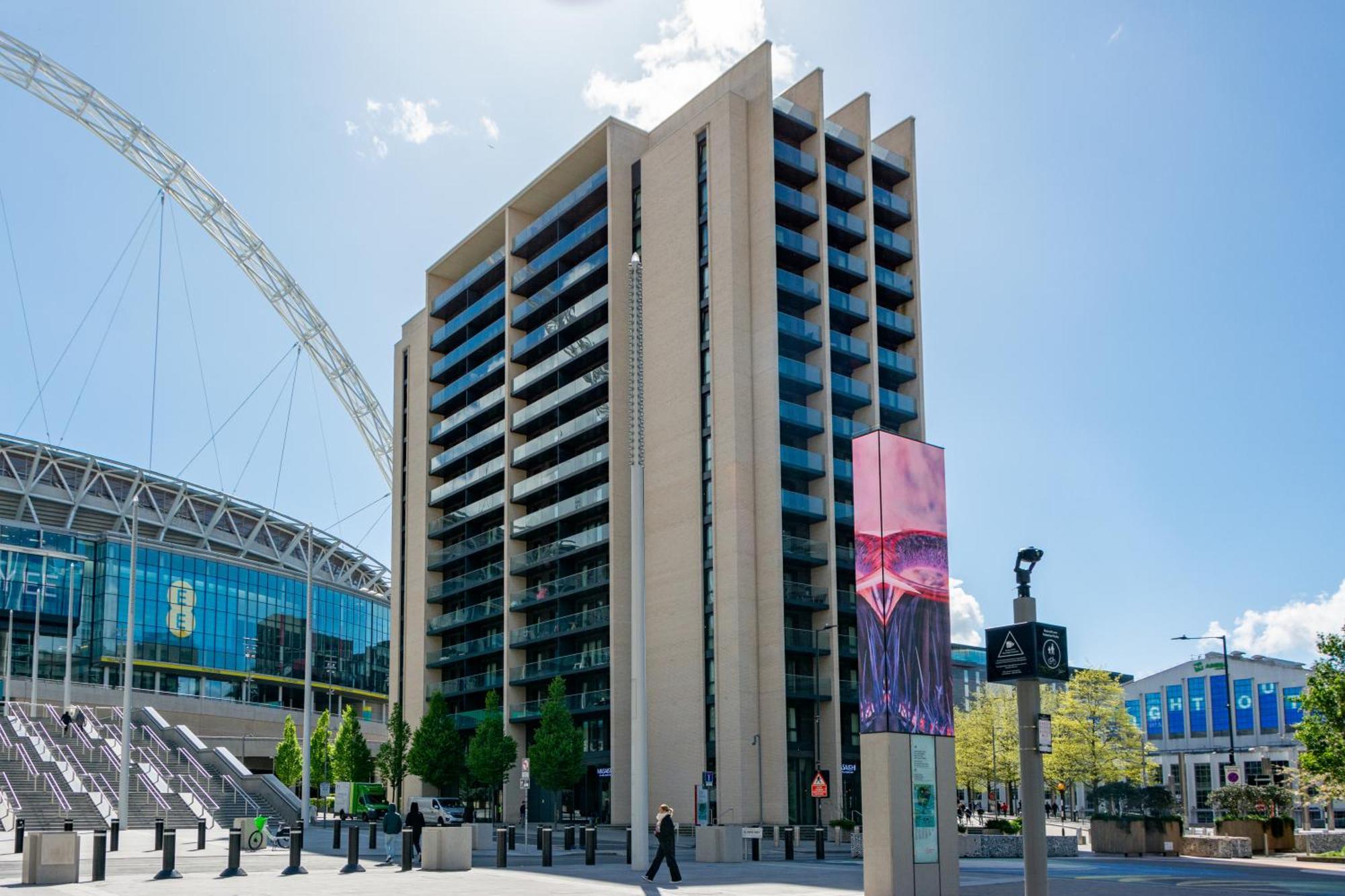 Mysquare State-Of-The-Art 1 Bedroom Apartments Near Wembley Park Londra Dış mekan fotoğraf