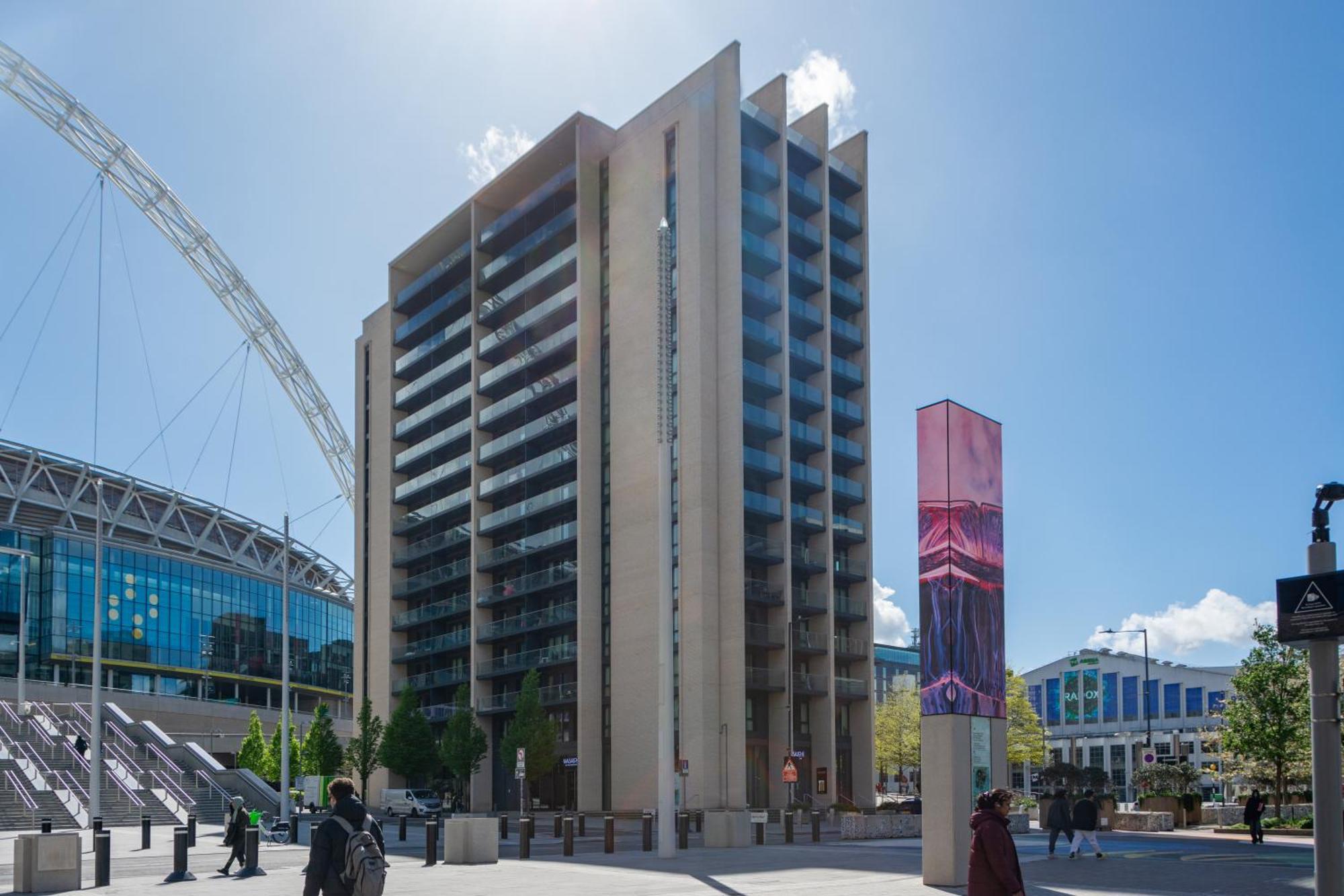Mysquare State-Of-The-Art 1 Bedroom Apartments Near Wembley Park Londra Dış mekan fotoğraf